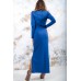 Embroidered maxi dress "Spring" Electric